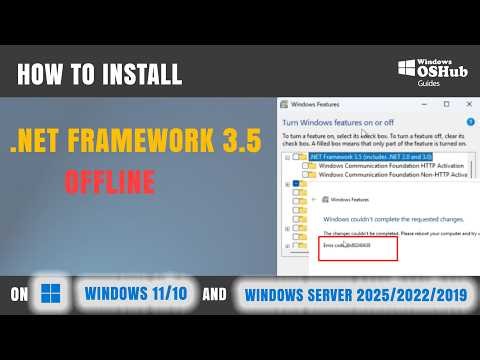 How to Install .NET Framework 3.5 Offline on Windows 11 (Using ISO & DISM)