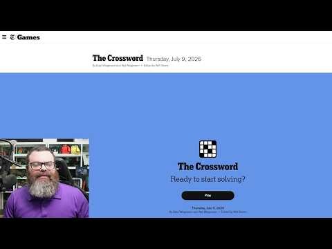 Learning Crossword Week 110 | NYT Crossword Thursday July 9, 2026