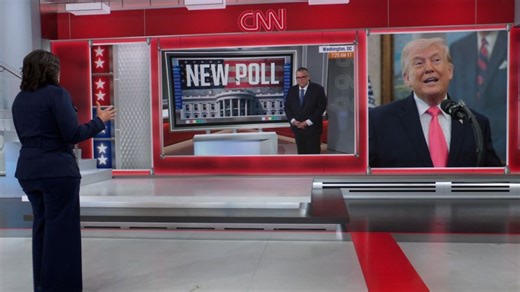 New CNN poll shows President Trump's approval rating on the economy at an all-time career low