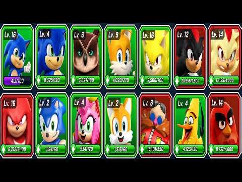 Sonic Forces Speed Battle All Movie, All Angry Birds & All Lego Runners (chuck, red, shadow, Chuck)