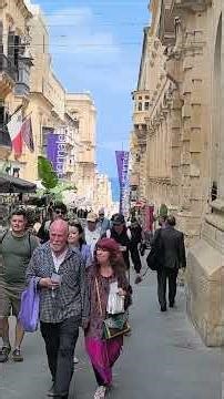 Step into the golden, sun-drenched streets of Valletta, Malta. 🌞