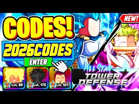 ⚠️New⚠️ ALL WORKING CODES For All Star Tower Defense 2026 - Roblox All Star Tower Defense Codes