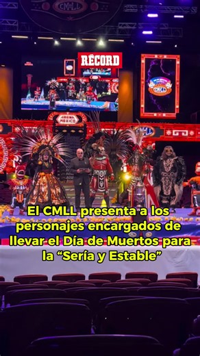 ¡TRADICIÓN Y LUCHA LIBRE! 💀🇲🇽 El CMLL presentó a los personajes que darán vida al Día de Muertos en los torneos del Inframundo y Tzompantli de Máscaras, una celebración de la cultura mexicana a través del pancracio nacional. 🤼‍♂️🔥 #tiktokdeportes #cmll #luchalibre