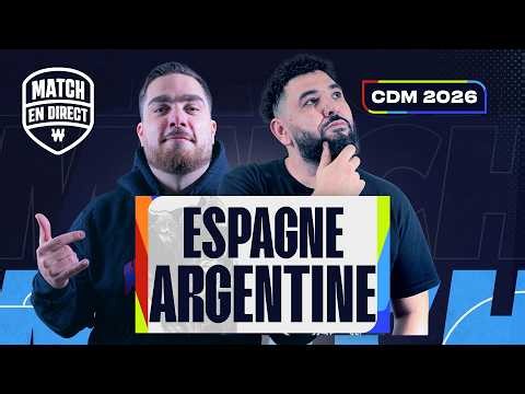 🔴 Espagne - Argentine / Le Match en direct avec Momo Henni (Football)