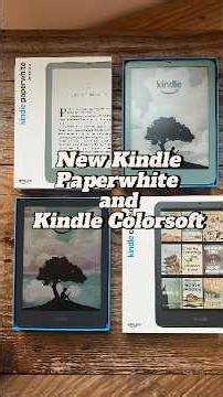 Unboxing the new 2026 Kindle Colorsoft and Kindle Paperwhite