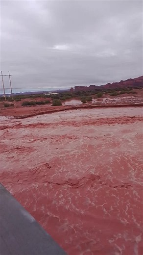 Water under the bridge near my house — rainy day footage