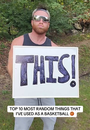Top 10 Things that are RANDOM that I’ve used as a BASKETBALL | Using RANDOM THINGS as a BASKETBALL 🏀 #fyp #foryoupage #basketballtrickshot #sicktricks