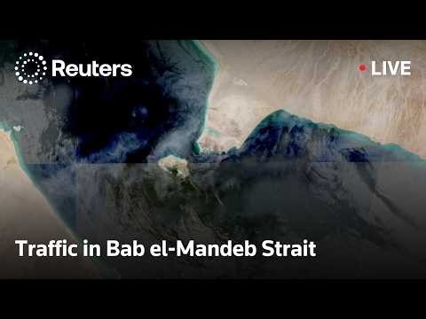 LIVE: Traffic in the Bab el-Mandeb Strait