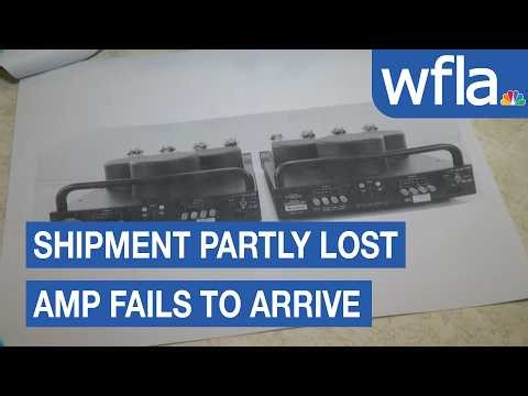 Man says insured $6,000 shipment partially lost after one amplifier fails to arrive