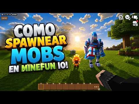¡El TUTORIAL DEFINITIVO para Spawnear Mobs en Minefun.io!🤖🦖