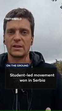 Student-led movement ousts Serbian president Vucic