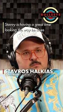Stavros is aware of his distinct look