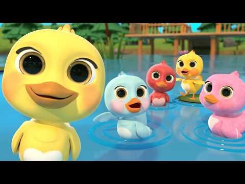 The Quack Quack Ducklings Song + MORE Learn Numbers Nursery Rhymes