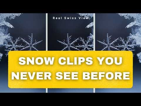 Real Snow Clips You’ve Never Seen Before ❄️ | Pure Nature (No Filters, No VFX)