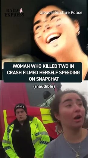 Woman jailed after fatal crash she filmed on Snapchat