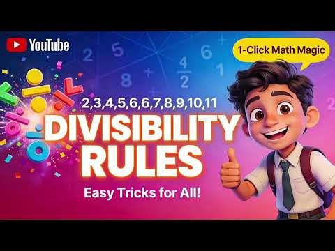 Divisibility Rules Explained #mathstricks #exampreparation #aedo #bssc #bpsc #competitiveexam #trick