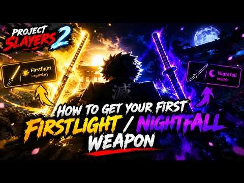 this is the method to how get your nightfall/firstlight weapon in slayers2