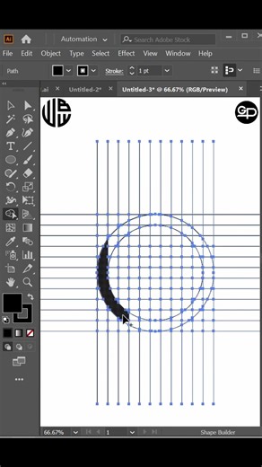 WWB Letter Logo Design Adobe Illustrator Tutorial EP 351 S #logo #potoshop#design #tutorial