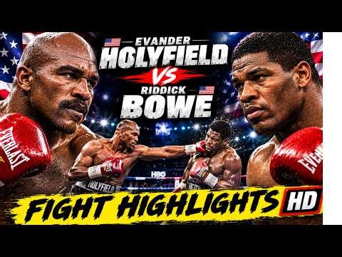 Evander Holyfield vs Riddick Bowe| EPIC HEAVYWEIGHT WAR!🥊🔥 Legendary Boxing Battle |Fight Highlights