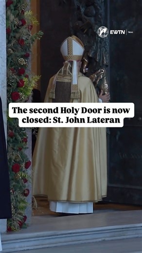 Today in Rome, the Holy Door of the Archbasilica of St. John Lateran—the Cathedral of the Pope—was solemnly closed, marking the end of this stage of the Jubilee of Hope. As the door is sealed, the faithful are reminded that Christ Himself remains the true gate to mercy and salvation. This door will remain closed until 2033, when the Church will celebrate 2,000 years of the Resurrection of Christ. Two Holy Doors remain open in Rome: at St. Paul’s Outside the Walls and at St. Peter’s Basilica. | C