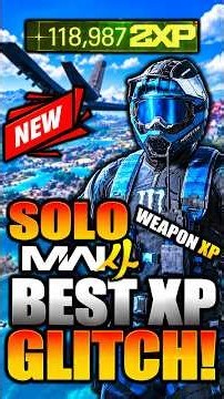 NEW✅ BEST SOLO XP GLITCH MW4..MULTIPLAYER XP GLITCH(MW4 GLITCHES/MW4 GLITCH) DMZ #mw4 #dmz WEAPON XP