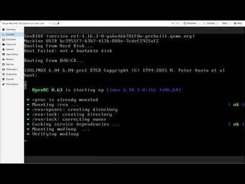Alpine Headless Install