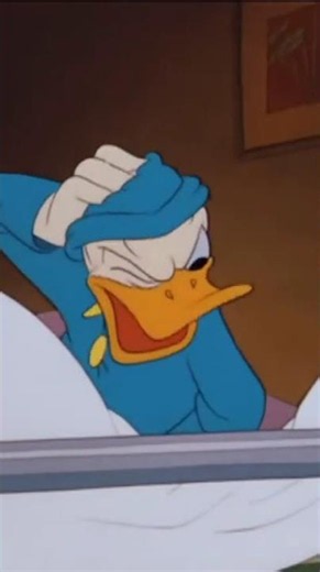 😴 Donald Duck’s “Early to Bed” Plan 😂 | Funny Cartoon Short #shortsviral