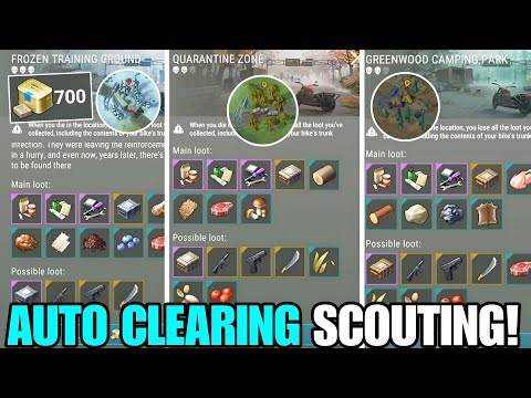 AUTO CLEARING SCOUTING LOCATIONS! WHAT CAN YOU GET? - Last Day on Earth: Survival