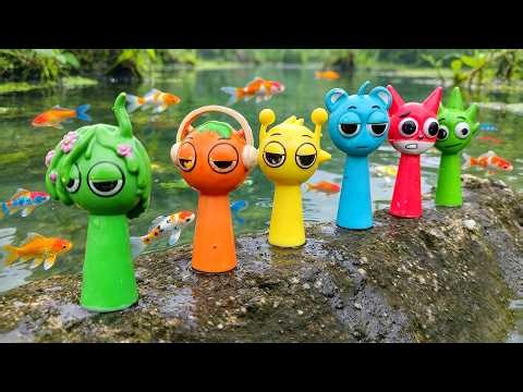 Incredibox Sprunki - All Characters Full Mixl Simon, Raddy, Pinki, Oren, Funbot, Wenda, Mr Black