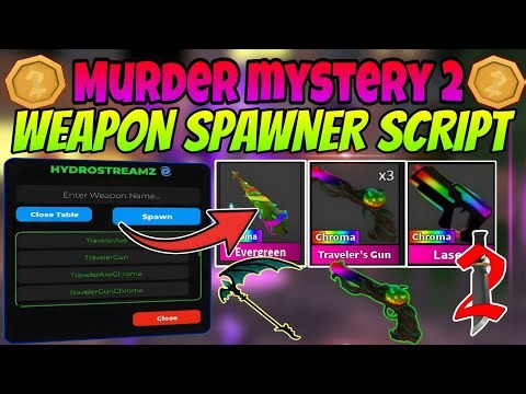 Best Mm2 Script🤑! Weapon Spawner🔫| Latest Version | Murder Mystery 2 NEW UPDATE 2026 🔥 (best script)