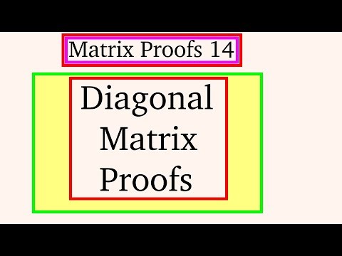 Matrix Proofs 14