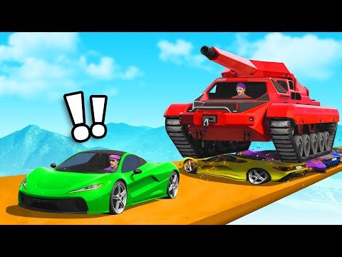 STEAL THE TANK OR YOU LOSE in GTA 5...