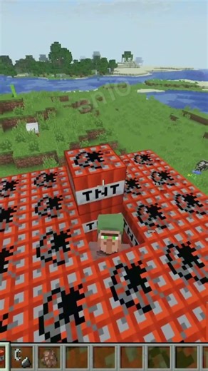 100 TNT VS 1 VILLIGER💣😱 | NO WAY HE SURVIVES! #shorts