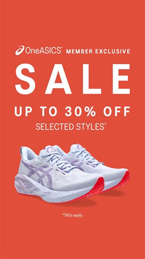 The OneASICS Boxing Day Sale is here! Save up to 30% on selected styles* | ASICS