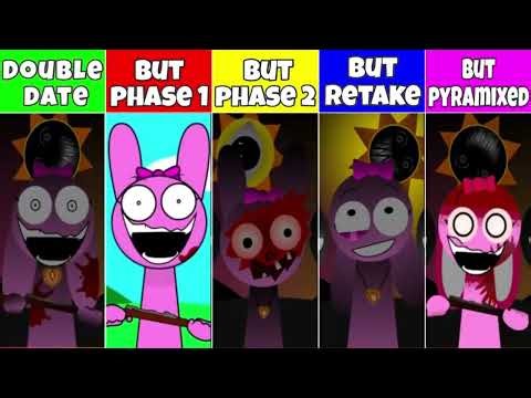 Sprunki Double Date – Phase 1, Phase 2, Retake & Pyramixed All Repeat Fan Mod🔥🎶#Sprunki #Incredibox