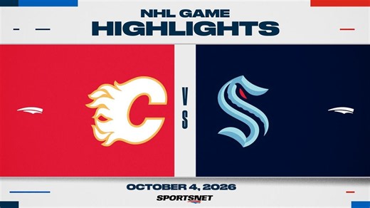 NHL Highlights | Flames vs. Kraken - October 4, 2026