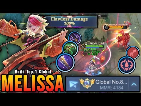 20 Kills!! You Must Try This Melissa Build 100% Flawless DMG - Road To Top 1 Global Melissa ~ MLBB