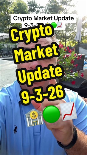 Crypto Market Update 9-3-26 🏦🟢📈 #crypto #xrp #cryptomarketupdate #cryptoforbegginers #bitcoin