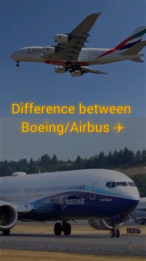 Difference between Boeing & Airbus !