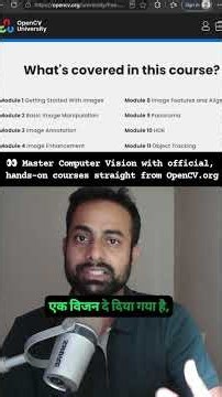 How to learn computer vision?