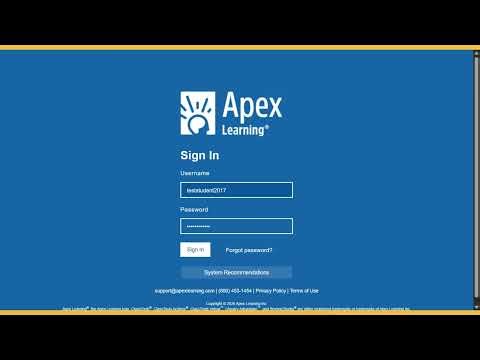 Introduction to Apex Learning