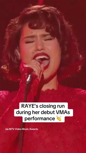 Crushed that 👏 @Raye performed “I Will Overcome” and “WHERE IS MY HUSBAND!” for her #VMAs debut #concert #livemusic #awardsshow