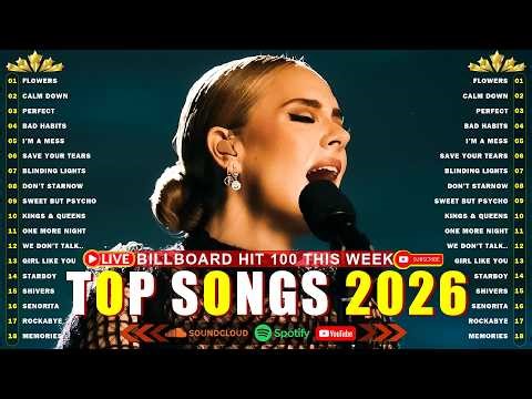 Rihanna, Bruno Mars, The Weeknd, Ed Sheeran, Adele, Dua Lipa, Maroon 5 🍁 Billboard Top 50 This Week