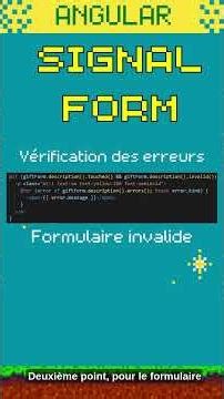 Gérer les erreurs Signal Forms : 2 lignes suffisent !