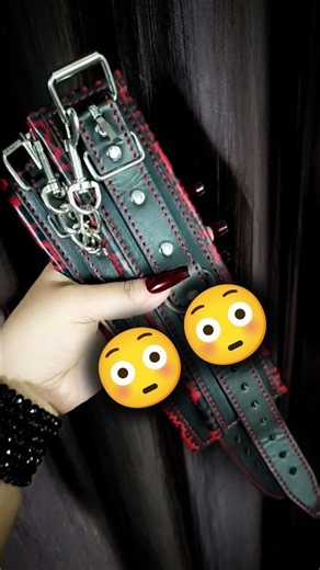 These Handcuffs Are NOT What You Think! 😳🔒 #bdsm #handcuffs #Diminagauri #consent #domsub #mistress