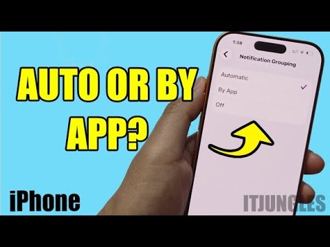 How to Set Apps Notification Grouping on iPhone (Auto vs By App)