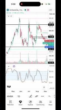 Pt 3🚨 The Secret Stock $NVDA Needs (Stick Around For My Live $AMBA Charting) 🚨