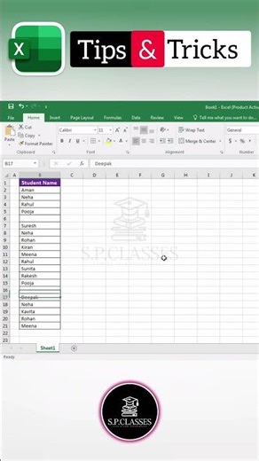 How To Remove Duplicate Values In Excel | Shortcut Key | #excel #tips & #Tricks | #viral #shorts