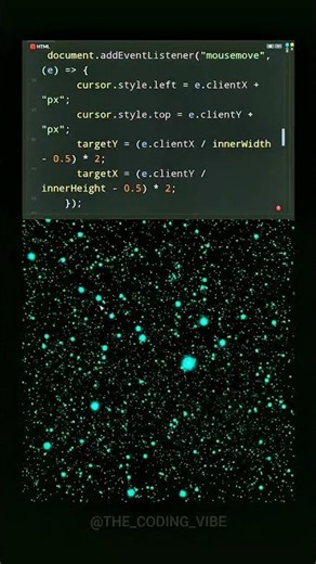 Insane 3D Particles That Follow Your Cursor! 🔥 (Three.js)