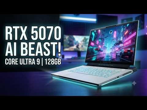 Dell Alienware 16X Aurora Review | Core Ultra 9 275HX & RTX 5070 Gaming AI Laptop